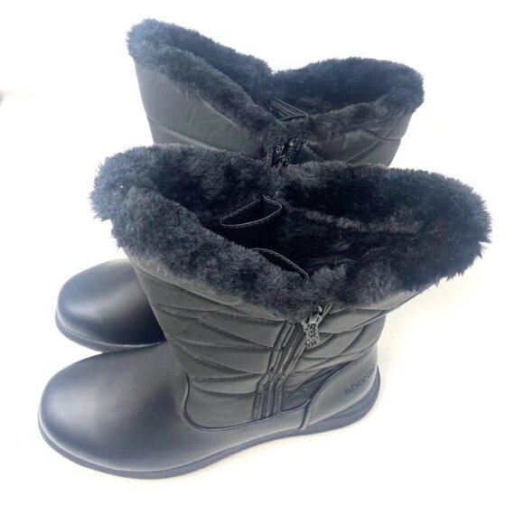 Sporto Janet Thermolite Waterproof Winter Boot Zipper Black Size 7 - Picture 5 of 6